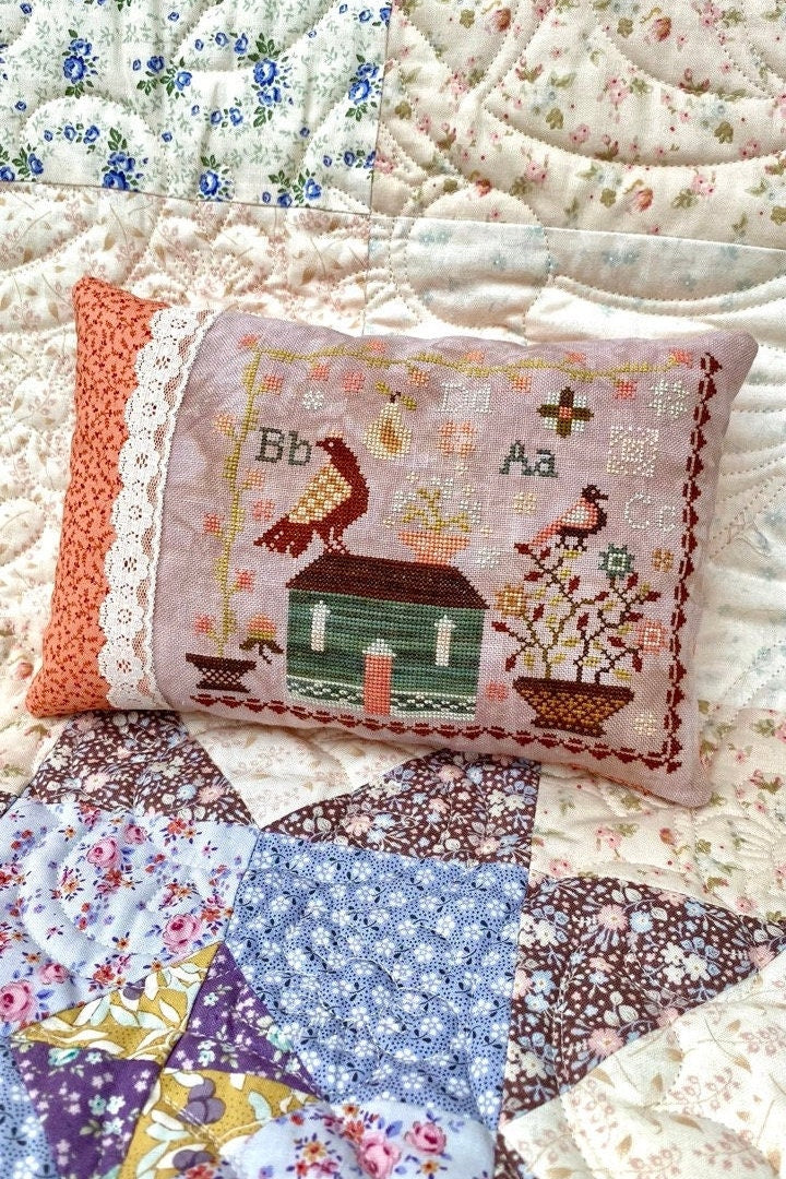 PDF - Birds and Blossoms Sampler Cross Stitch Chart