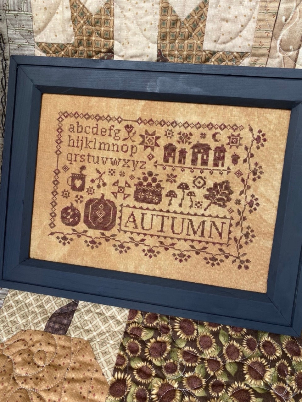 PDF - Sampler Seasons: Autumn Cross Stitch Chart