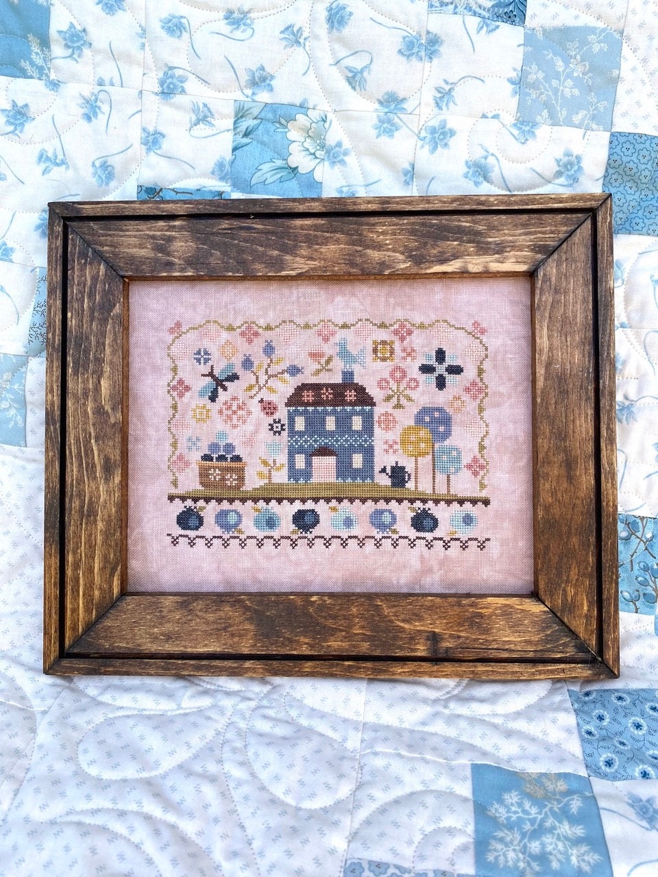 PDF - House on Blueberry Hill Cross Stitch Chart