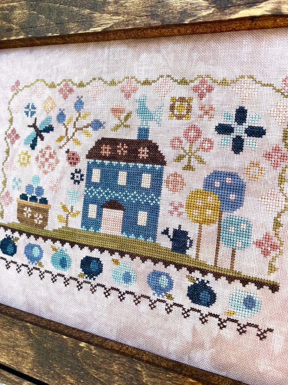 PDF - House on Blueberry Hill Cross Stitch Chart