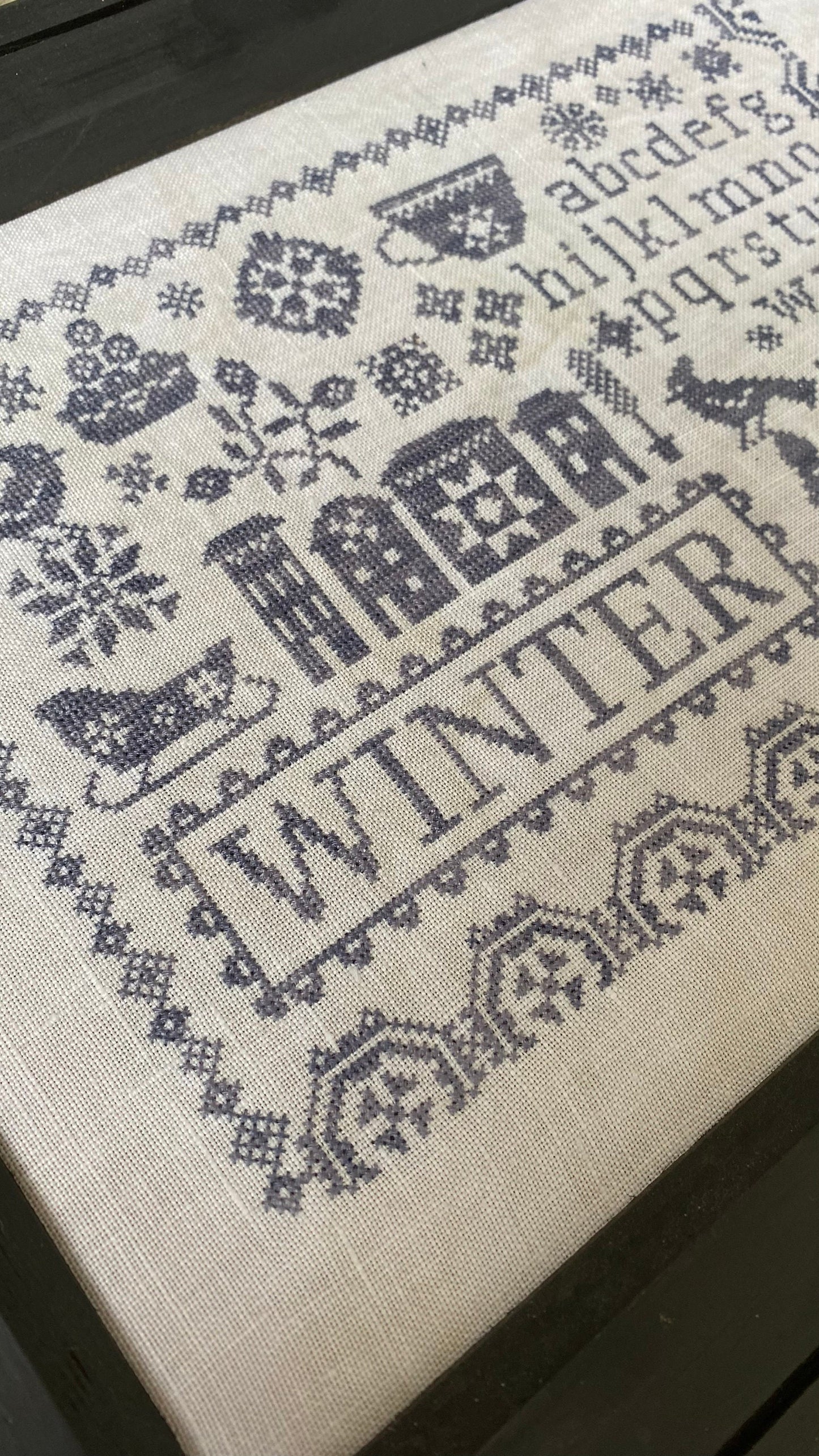 PDF - Sampler Seasons: Winter Cross Stitch Chart
