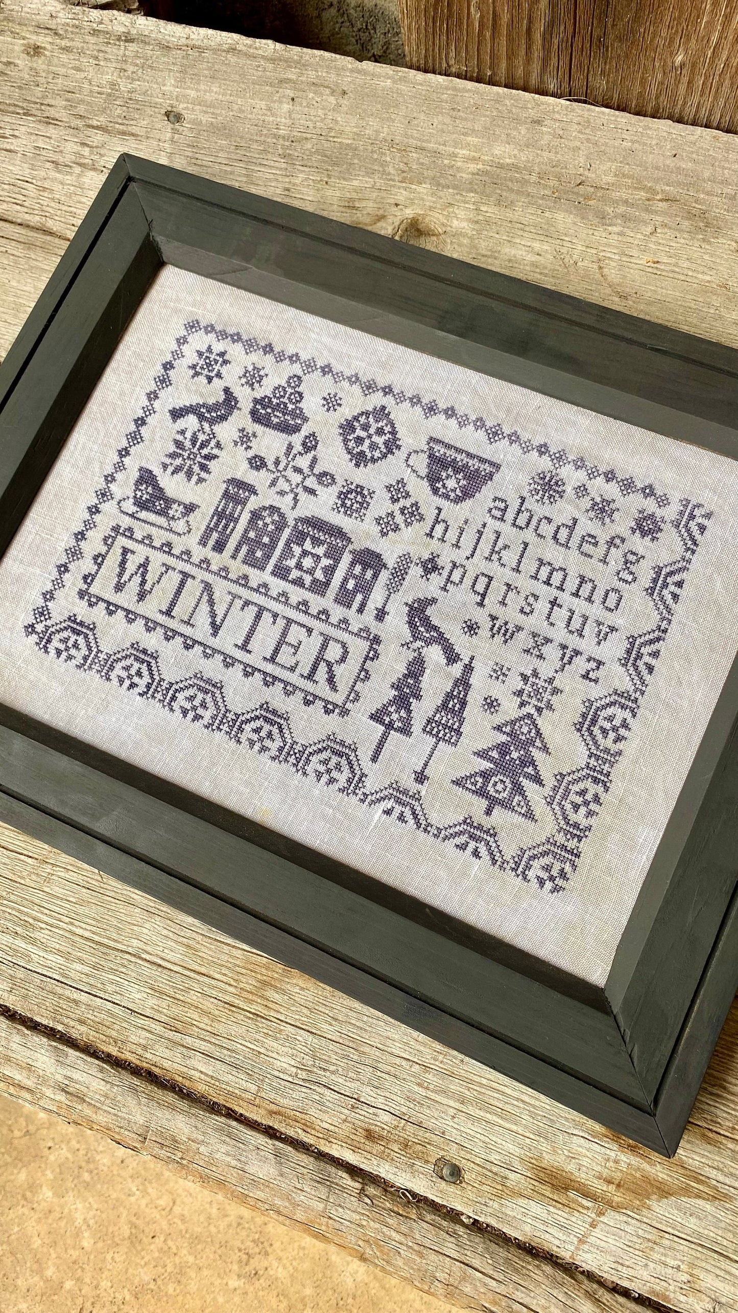 PDF - Sampler Seasons: Winter Cross Stitch Chart