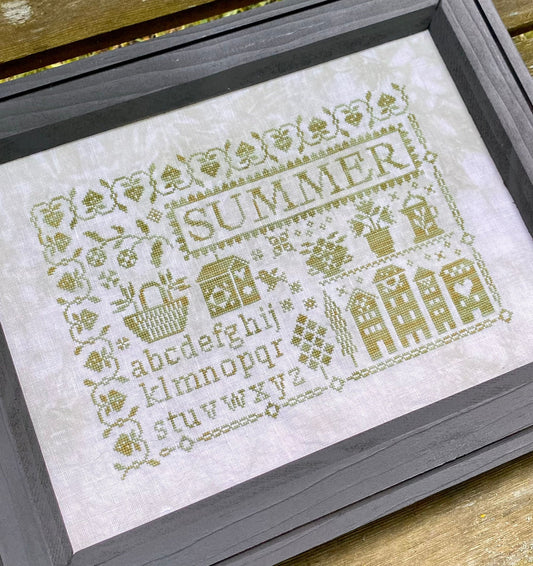 PDF - Sampler Seasons: Summer Cross Stitch Chart