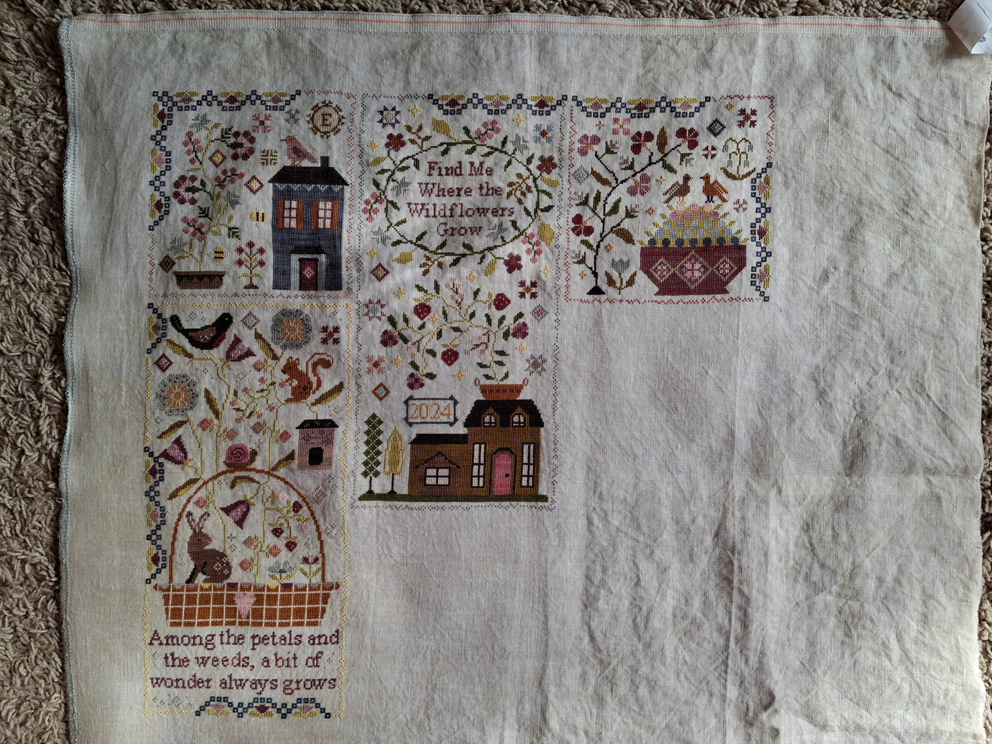 PDF - Among the Petals Cross Stitch Chart